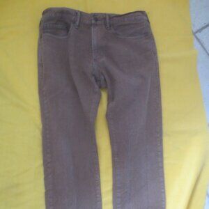 The Gap 1969 Slim Straight Brown Denim Jeans - Size 32 x 30 Men's